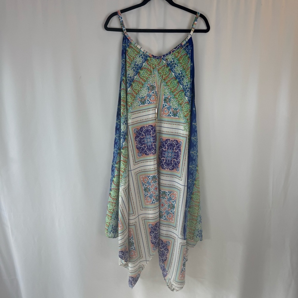 NWT Speed Control New York Colorful Bohemian Midi Dress Size:2X